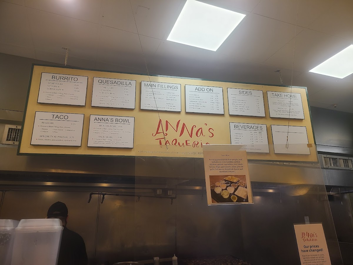 Anna's Taqueria Menu - Image 4